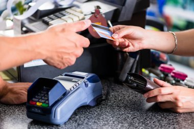 Credit card payment at terminal