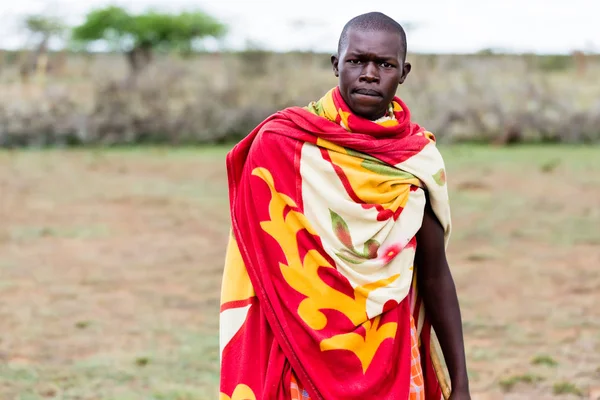 Massai の男のポートレート — ストック写真