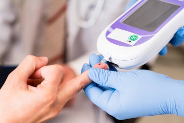 Şerit ölçü ile diyabet test