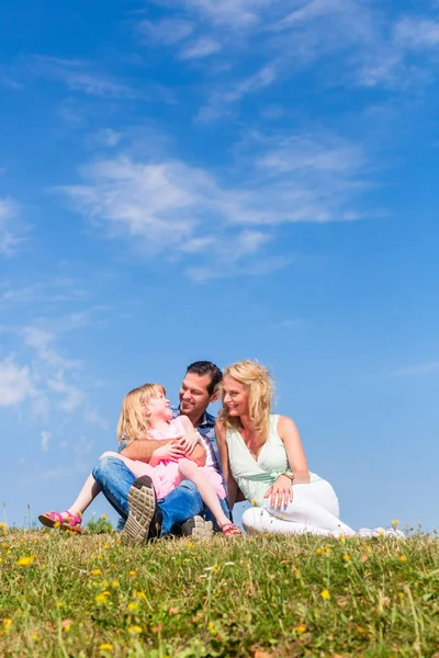 Pai, Mãe e Filha — Fotografia de Stock