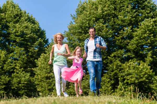 Father, mother and daughter — Stock Photo, Image