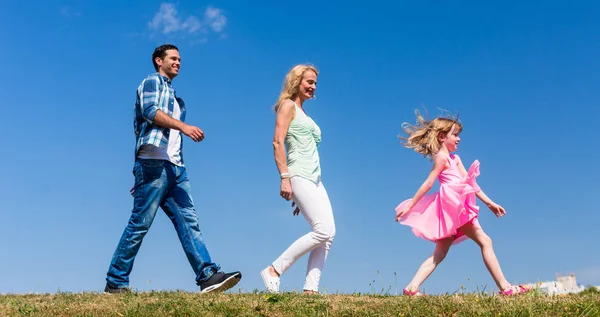 Padre, Madre e Figlia — Foto Stock