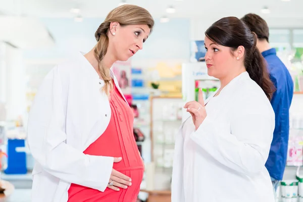 Apotek hamil dalam larangan kerja protektif — Stok Foto
