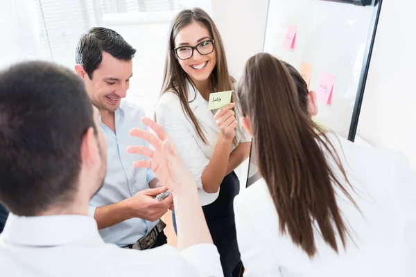 Sales Team at business meeting in office planning — Stock Photo, Image