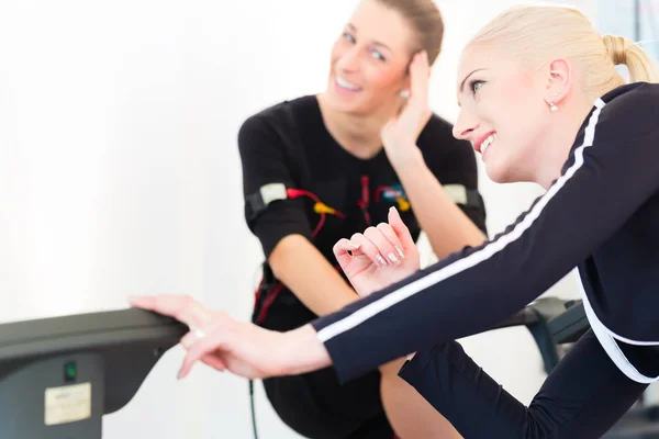 Woman having ems training — Stock Photo, Image