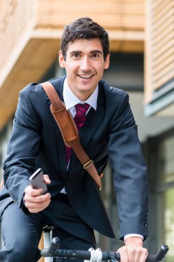 işadamı binicilik bisiklet 