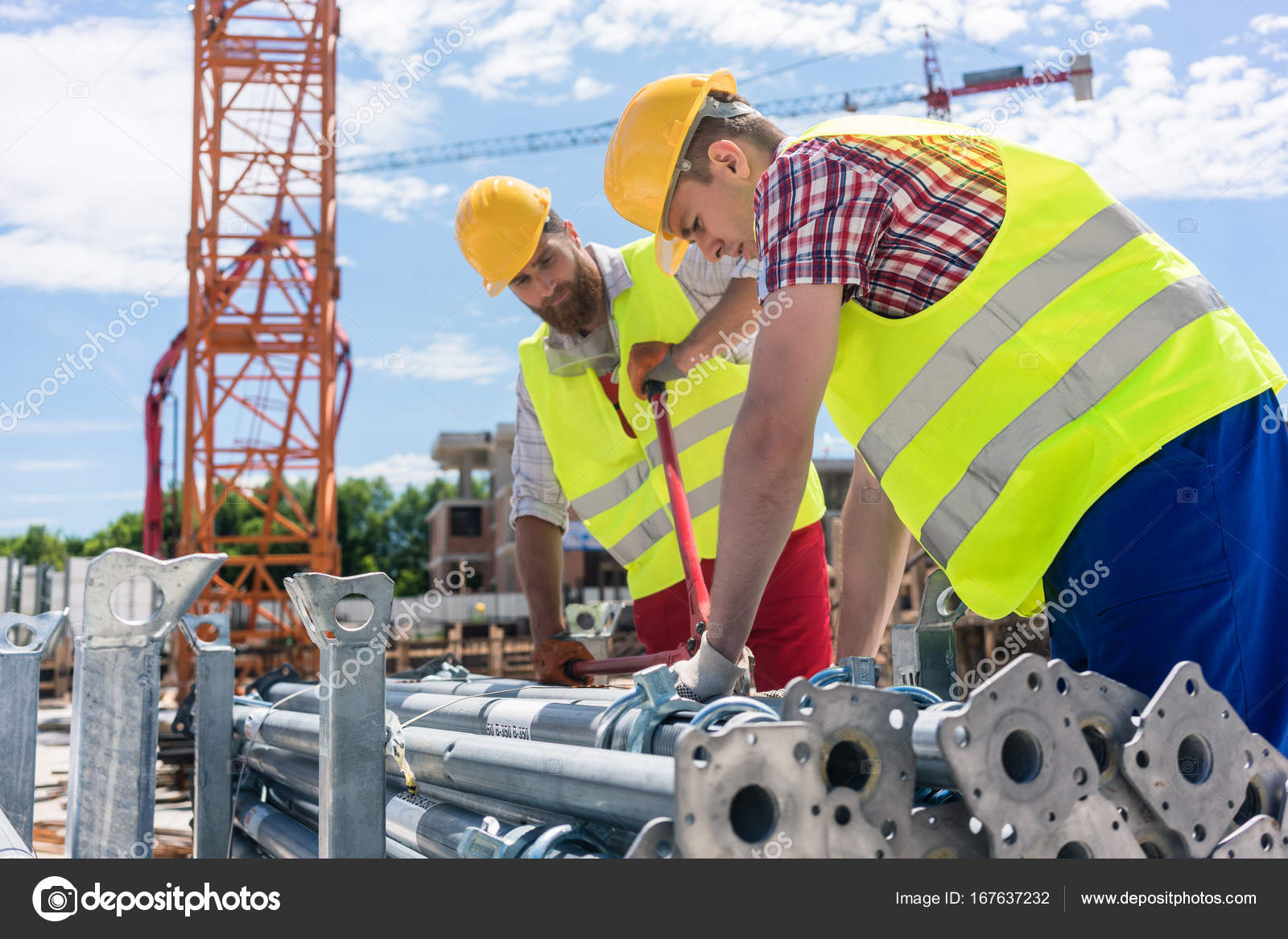 Two efficient bluecollar employees Stock Photo by ©Kzenon 167637232