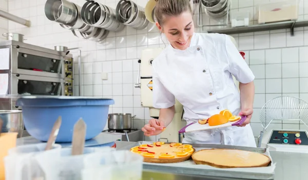 İki pasta Fırıncılar tarafından yapılmış olan Meyve Pastalar