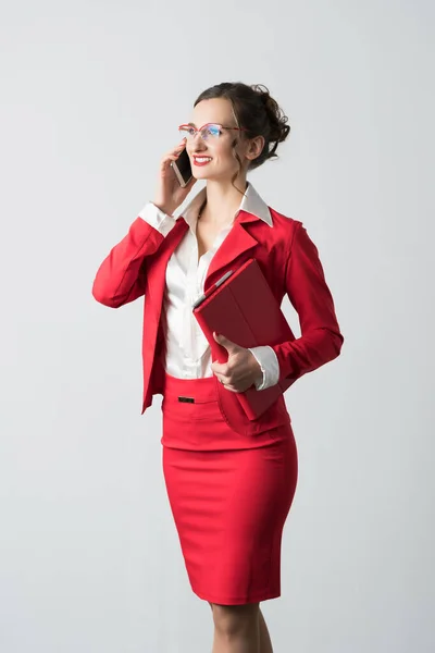 Businesswoman on the phone — Stock Photo, Image