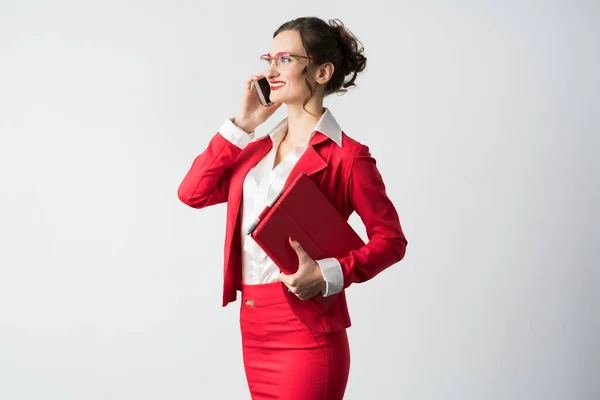 Donna d'affari al telefono — Foto Stock