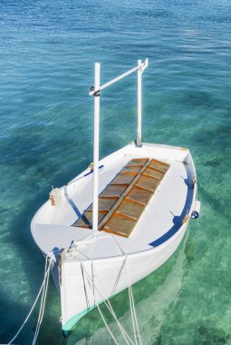 llaud geleneksel tekne Balearic Islands, İspanya için 3D çizimi
