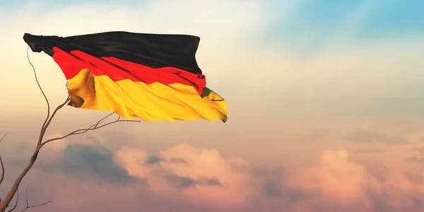Ilustração Bandeira Alemanha — Fotografia de Stock