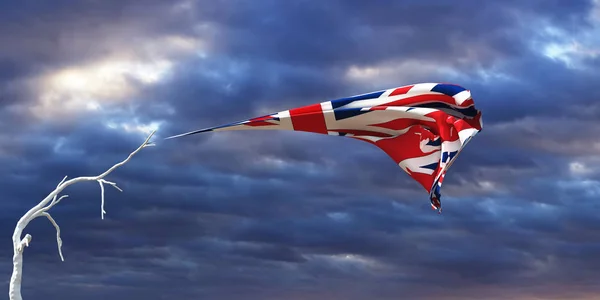 Иллюстрация Британского Флага — стоковое фото