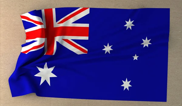 Illustratie Van Vlag Van Australië — Stockfoto