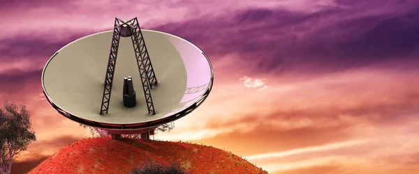 Illustratie Van Astronomische Antennes — Stockfoto