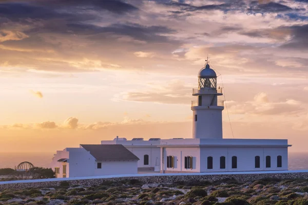 Cavalleria Lighthouse Coast Minorca Balearic Islands — 스톡 사진