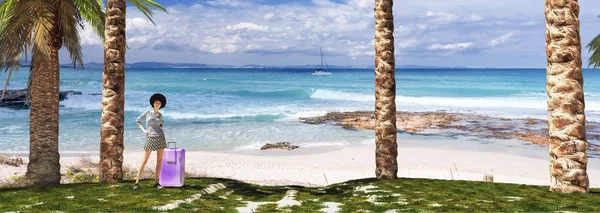 Spiaggia di Formentera — Foto Stock