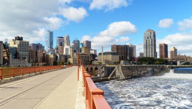 Şehir merkezinden Minneapolis.Minnesota