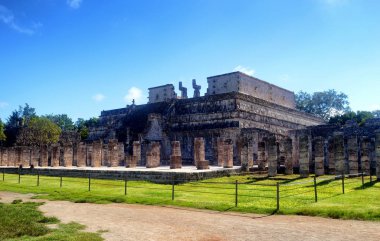 Tapınak savaşçıları. Chichen Itza .yucatan