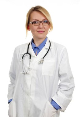 Kadın sarışın doktor