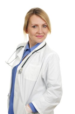 Kadın sarışın doktor