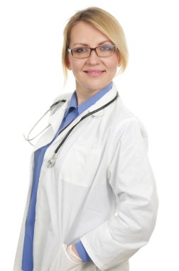 Kadın sarışın doktor