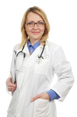 Kadın sarışın doktor