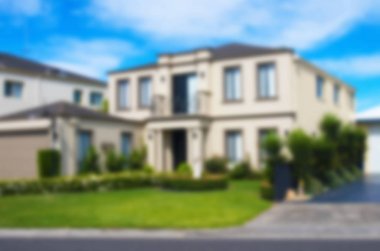 Evin bulanık odaklanmamış resim