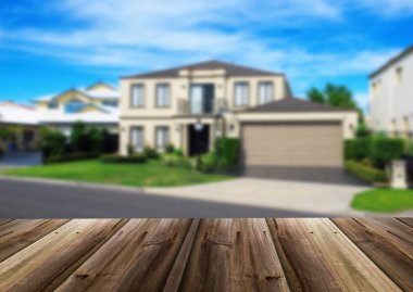 Evin bulanık odaklanmamış resim