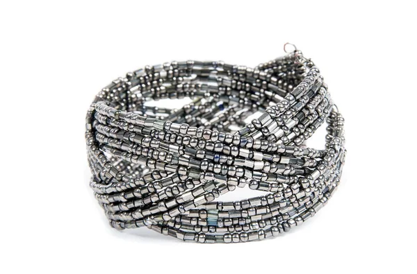 Bracciale moda sul bianco — Foto Stock