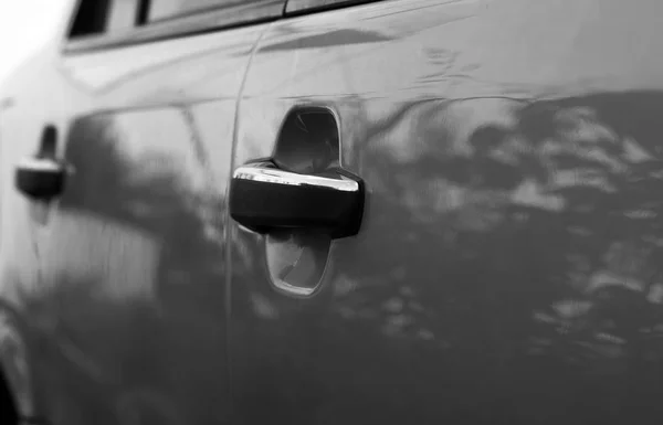 Close-up van de auto-handgreep — Stockfoto