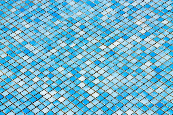 Abstrakte blaue Fliesen Hintergrund — Stockfoto