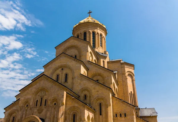 Podrobnosti o Sameba katedrála v Tbilisi, Gruzie — Stock fotografie