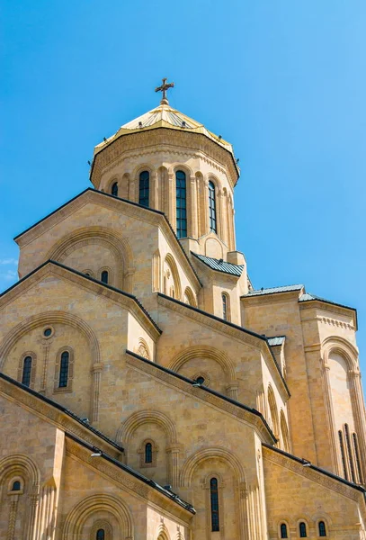 Podrobnosti o Sameba katedrála v Tbilisi, Gruzie — Stock fotografie