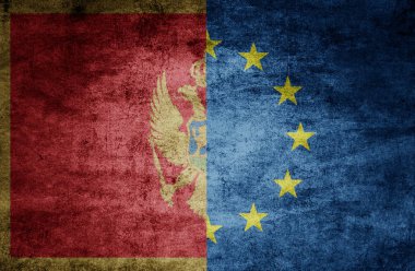 Euro ülke ilişkileri. Dokulu arka plan bayrakları