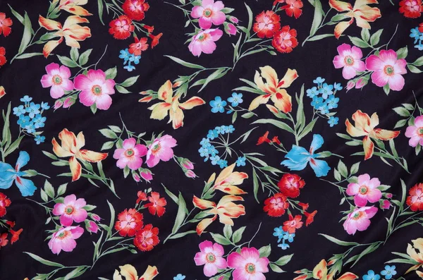 Abstract floral fabric — Stock Photo, Image