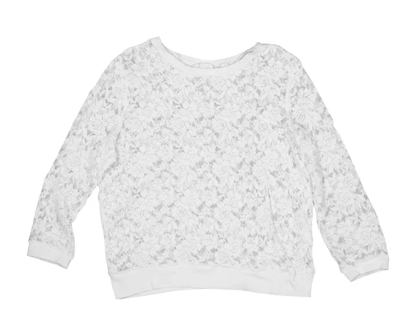 Lässiger Pullover auf weißem Grund — Stockfoto