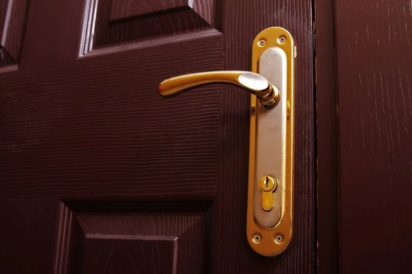 Closeup of the door handle — Stock Photo, Image