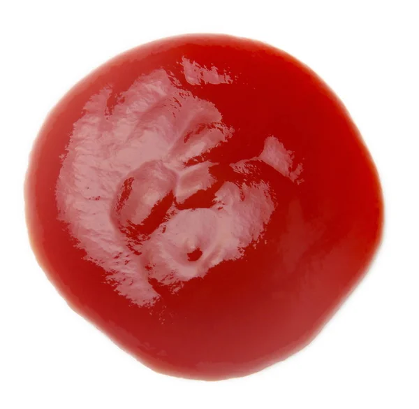 Tomatensauce isoliert auf weiß — Stockfoto