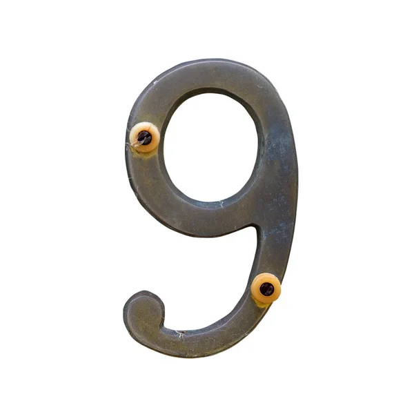 Eski sayı işareti ev — Stok fotoğraf