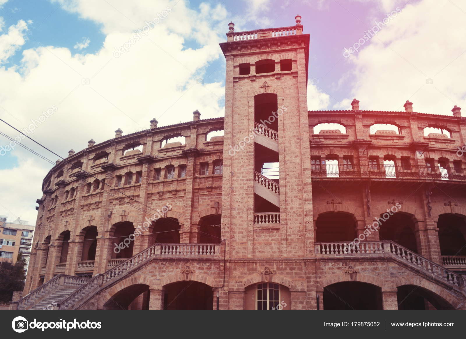 Corrida Arena Plaza De Toro Palma De Mallorca Stock Photo