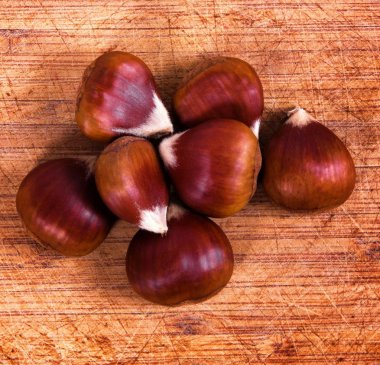 Kestane masada, üstten görünüm