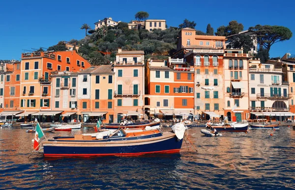 Bela vista em Portofino. Itália — Fotografia de Stock