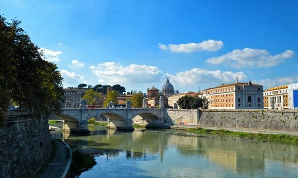 Вид на на Rome.Italy — стокове фото