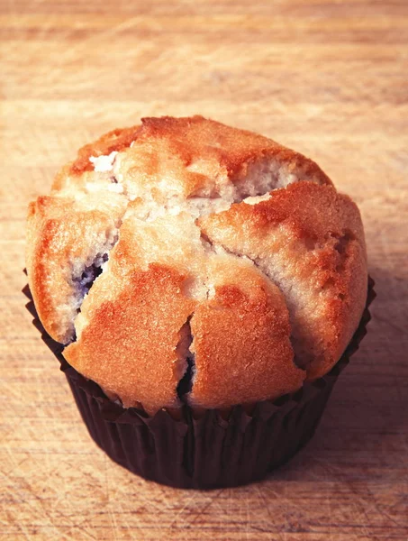 Tasty muffin close up — Stock Photo, Image