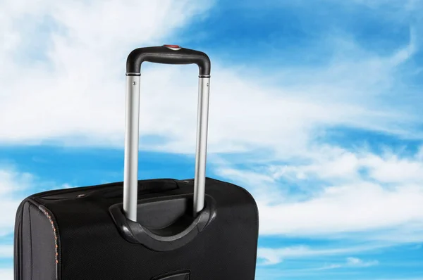Suitcase with the sky. Travel concept — Stock Photo, Image