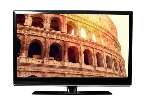 TV monitor with the picture