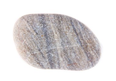 Deniz taş üzerinde beyaz izole