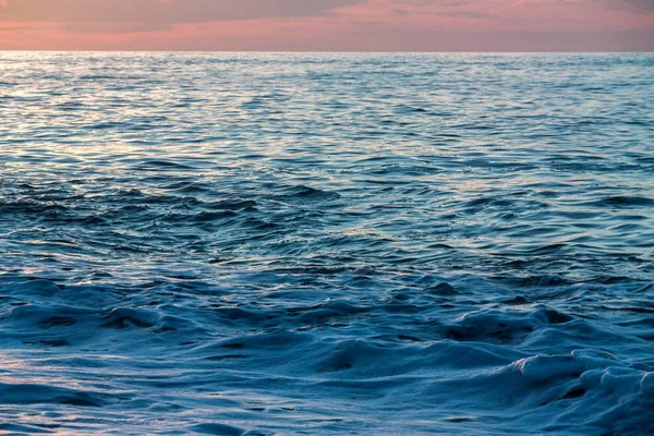 Abstract sea water in evening — Stock Photo, Image