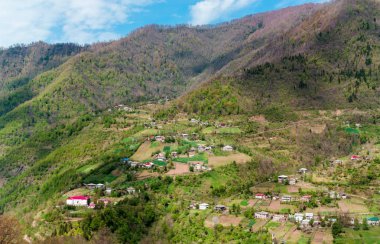 Dağlar, Ajara, Georgia.Caucasus manzara